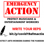 TAKE ACTION: Tell Your Reps to Protect Musicians and Entertainment Workers!