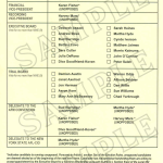 Sample ballot for Local 802 election (2024)